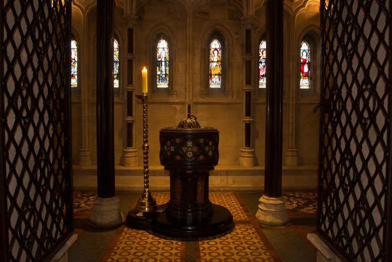 Le baptistère de la cathédrale Christ Church